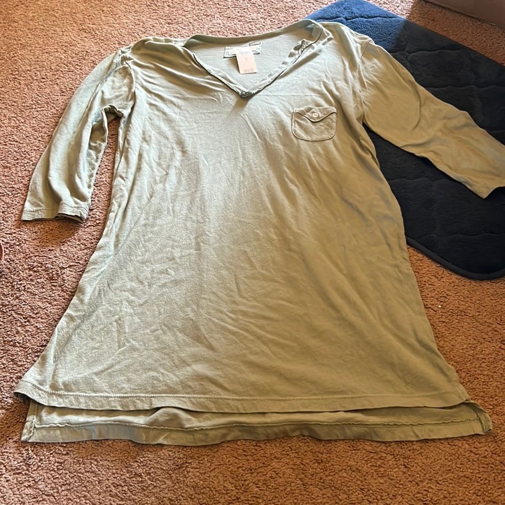 NWT Anthropologie t.la‎ green blouse small